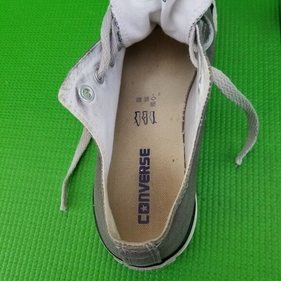 ✅Converse All Star Chuck Taylor Grey Low Top Canvas Sneakers Unisex Adult W7/M5 - Picture 7 of 16